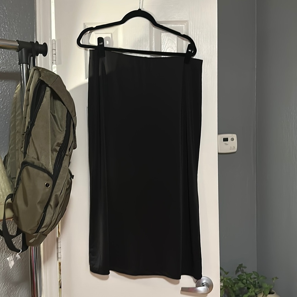 Long black skirt